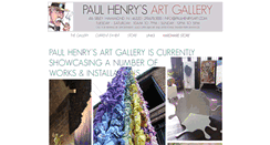 Desktop Screenshot of paulhenrysartgallery.com